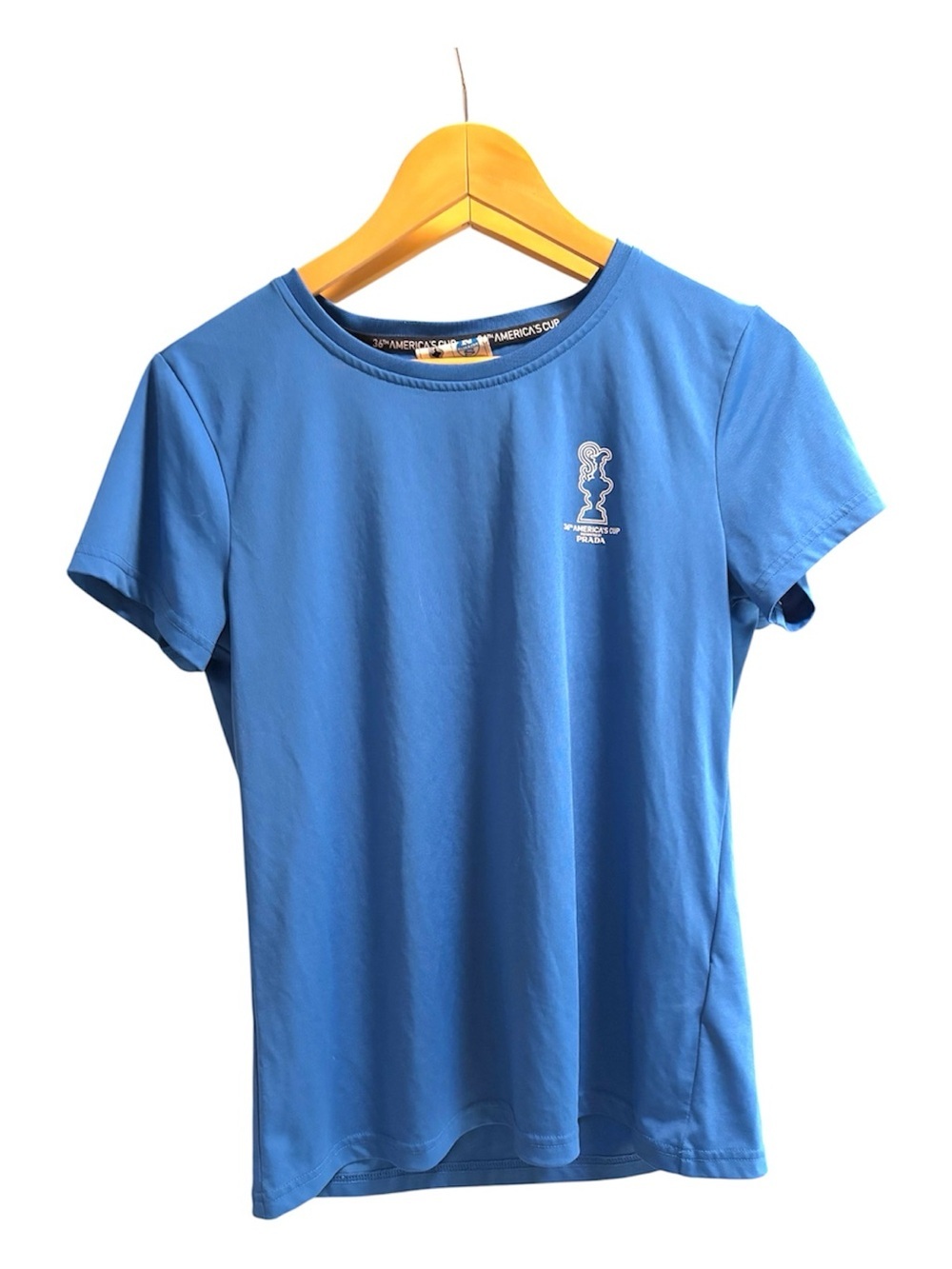 PRADA Women’s 36th America's Cup North Sails Collab Crewneck Athletic Tee Small